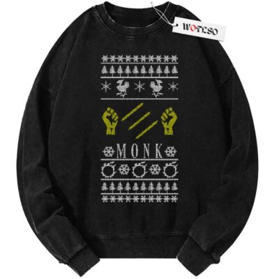 Final Fantasy XIV Monk Ugly Christmas Sweater