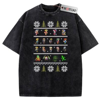 Final Fantasy XIV Ugly Christmas Vintage Tee