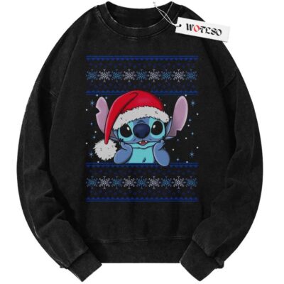 Sweater, Lilo and Stitch Sweater, Christmas Sweater, Vintage Sweater, Christmas Movie Christmas Sweater