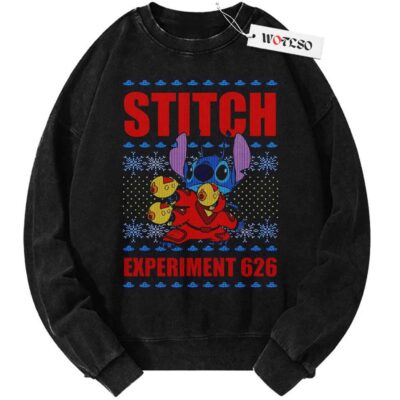 Sweater, Lilo and Stitch Sweater, Christmas Sweater, Vintage Sweater, Christmas Movie Christmas Sweater