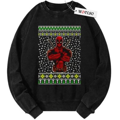 Sweater, Deadpool Sweater, Christmas Sweater, Vintage Sweater, Christmas Movie Christmas Sweater