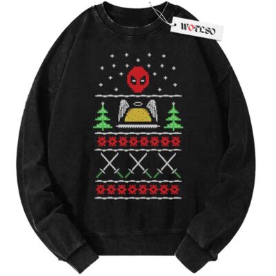 Sweater, Deadpool Sweater, Christmas Sweater, Vintage Sweater, Christmas Movie Christmas Sweater