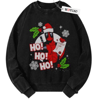 Sweater, Deadpool Sweater, Christmas Sweater, Vintage Sweater, Christmas Movie Christmas Sweater