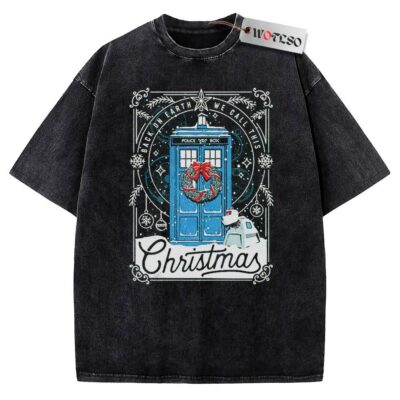 Vintage Tee, Doctor Who Vintage Tee, Christmas Vintage Tee, Vintage Vintage Tee, Christmas Movie Christmas Vintage Tee