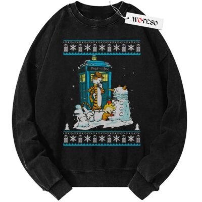 Sweater, Doctor Who Sweater, Christmas Sweater, Vintage Sweater, Christmas Movie Christmas Sweater