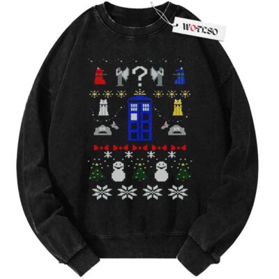 Sweater, Doctor Who Sweater, Christmas Sweater, Vintage Sweater, Christmas Movie Christmas Sweater