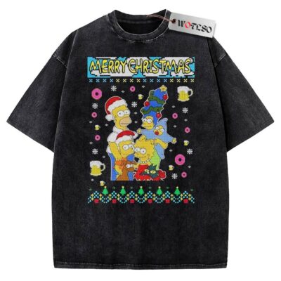 Simpsons Vintage Tee, The Simpsons Vintage Tee, Christmas Vintage Tee, Vintage Vintage Tee, Christmas Movie Christmas Vintage Tee