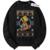 Simpsons Sweater, The Simpsons Sweater, Christmas Sweater, Vintage Sweater, Christmas Movie Christmas Sweater