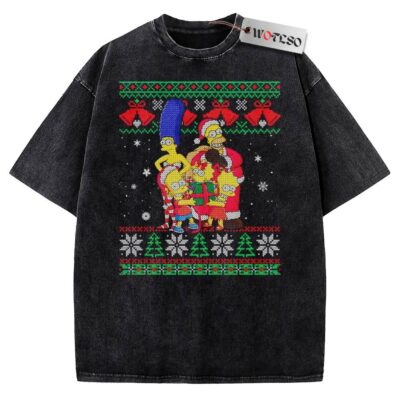 Simpsons Vintage Tee, The Simpsons Vintage Tee, Christmas Vintage Tee, Vintage Vintage Tee, Christmas Movie Christmas Vintage Tee