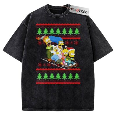 Simpsons Vintage Tee, The Simpsons Vintage Tee, Christmas Vintage Tee, Vintage Vintage Tee, Christmas Movie Christmas Vintage Tee