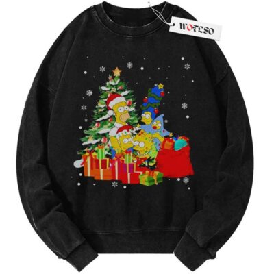 Simpsons Sweater, The Simpsons Sweater, Christmas Sweater, Vintage Sweater, Christmas Movie Christmas Sweater