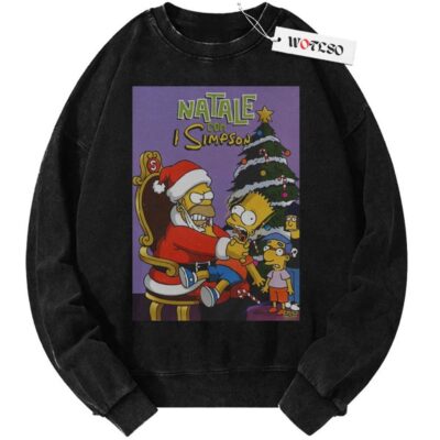 Simpsons Sweater, The Simpsons Sweater, Christmas Sweater, Vintage Sweater, Christmas Movie Christmas Sweater