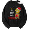 Simpsons Sweater, The Simpsons Sweater, Christmas Sweater, Vintage Sweater, Christmas Movie Christmas Sweater