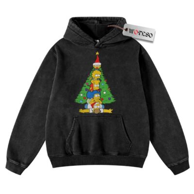 Simpsons Hoodie, The Simpsons Hoodie, Christmas Hoodie, Vintage Hoodie, Christmas Movie Christmas Hoodie