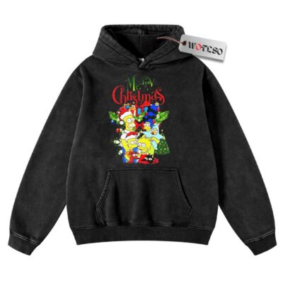 Simpsons Hoodie, The Simpsons Hoodie, Christmas Hoodie, Vintage Hoodie, Christmas Movie Christmas Hoodie