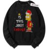 Simpsons Sweater, The Simpsons Sweater, Christmas Sweater, Vintage Sweater, Christmas Movie Christmas Sweater