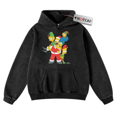 Simpsons Hoodie, The Simpsons Hoodie, Christmas Hoodie, Vintage Hoodie, Christmas Movie Christmas Hoodie