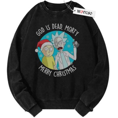 Sweater, Rick and Morty Sweater, Christmas Sweater, Vintage Sweater, Christmas Movie Christmas Sweater