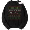 Sweater, Rick and Morty Sweater, Christmas Sweater, Vintage Sweater, Christmas Movie Christmas Sweater