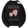 Sweater, Rick and Morty Sweater, Christmas Sweater, Vintage Sweater, Christmas Movie Christmas Sweater