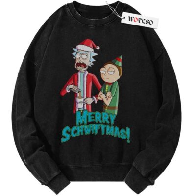 Sweater, Rick and Morty Sweater, Christmas Sweater, Vintage Sweater, Christmas Movie Christmas Sweater