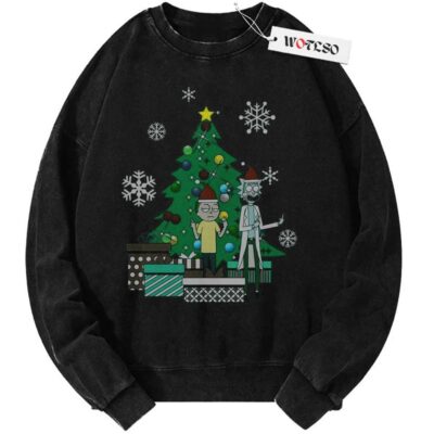 Sweater, Rick and Morty Sweater, Christmas Sweater, Vintage Sweater, Christmas Movie Christmas Sweater