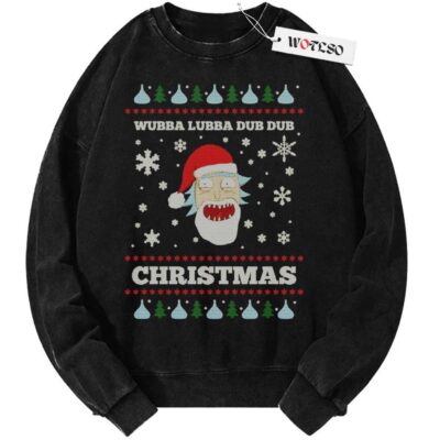 Sweater, Rick and Morty Sweater, Christmas Sweater, Vintage Sweater, Christmas Movie Christmas Sweater