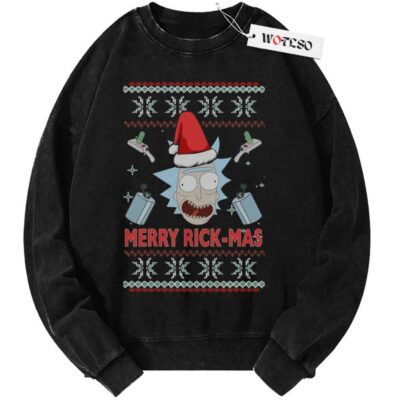 Sweater, Rick and Morty Sweater, Christmas Sweater, Vintage Sweater, Christmas Movie Christmas Sweater