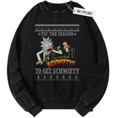 Sweater, Rick and Morty Sweater, Christmas Sweater, Vintage Sweater, Christmas Movie Christmas Sweater