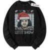 Let It Snow Sweater, Game of Thrones Sweater, Christmas Sweater, Vintage Sweater, Christmas Movie Christmas Sweater