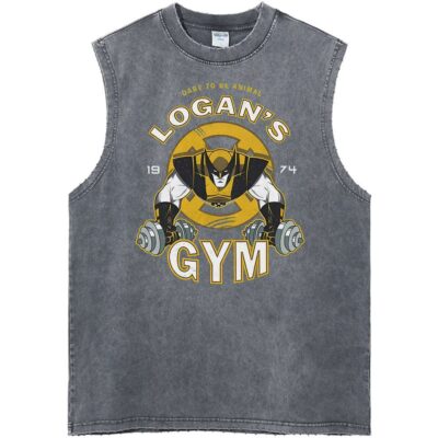 Wolverine X-Men Marvel Comics Streetwear Vintage Unisex Tank Top