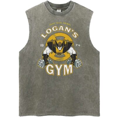 Wolverine X-Men Marvel Comics Streetwear Vintage Unisex Tank Top