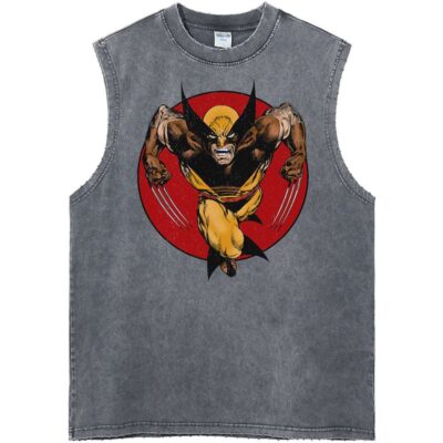 Wolverine X-Men Marvel Comics Streetwear Vintage Unisex Tank Top