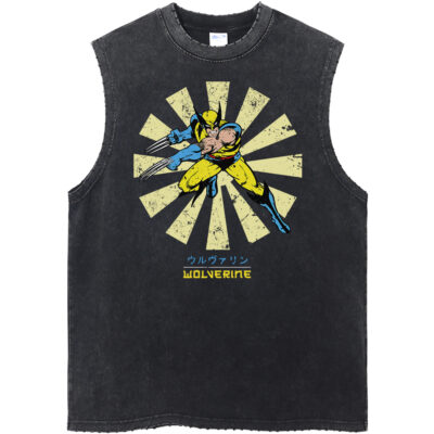 Wolverine X-Men Marvel Comics Streetwear Vintage Unisex Tank Top