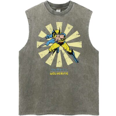 Wolverine X-Men Marvel Comics Streetwear Vintage Unisex Tank Top