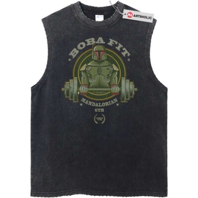 Boba Fett Star Wars Movie Streetwear Vintage Unisex Tank Top