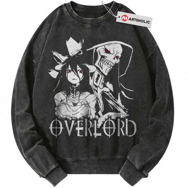 Ainz Ooal Gown vs Albedo Sweatshirt, Overlord Sweatshirt, Anime Sweatshirt, Vintage Sweater