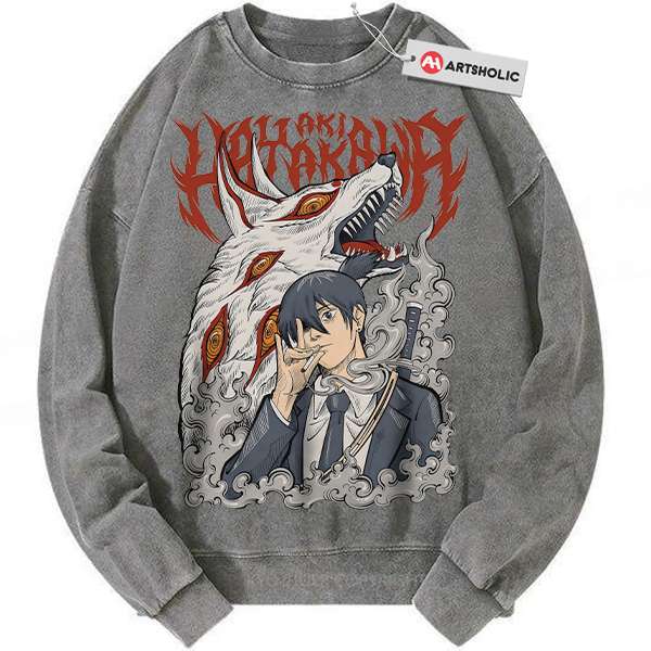 Aki Hayakawa Sweatshirt, Chainsaw Man Sweatshirt, Anime Sweatshirt, Vintage Sweater