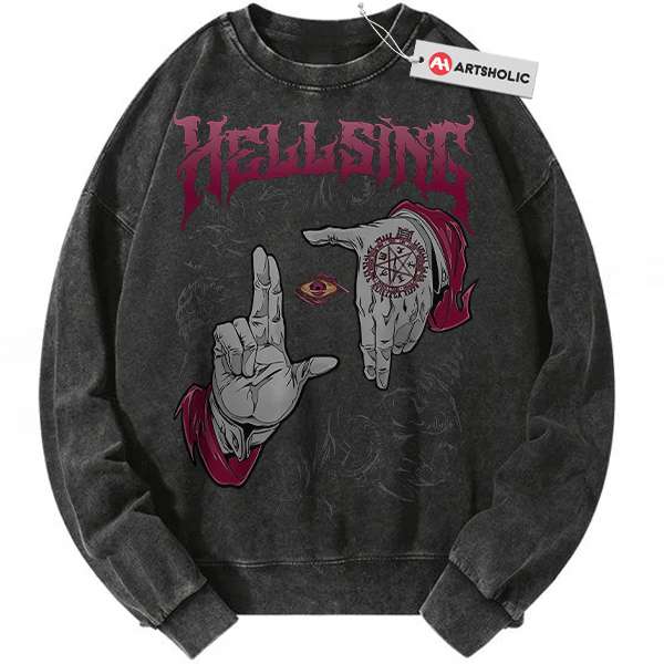 Alucard Sweatshirt, Hellsing Sweatshirt, Anime Sweatshirt, Vintage Sweater