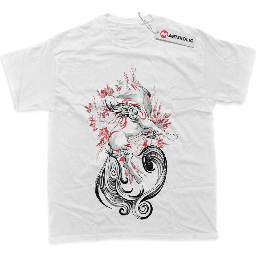 Amaterasu Shirt, Okami Shirt, Game Shirt, Graphic Tee