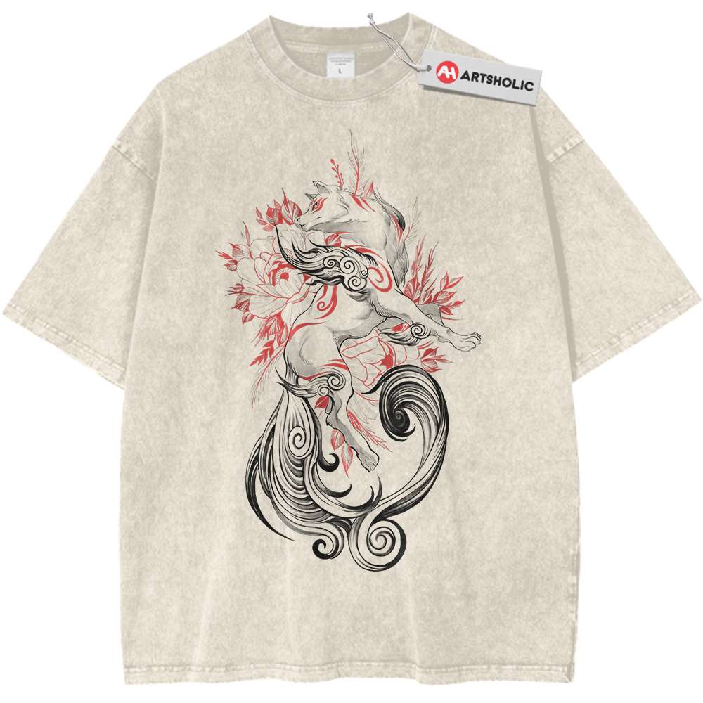 Amaterasu Shirt, Okami Shirt, Game Shirt, Vintage Tee