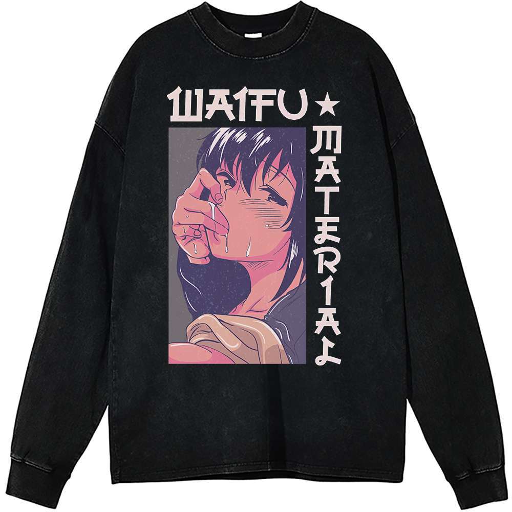 Anime Girl Long Sleeve, Vintage Long Sleeve Tee