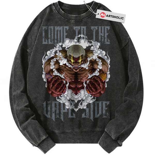 Armored Titan Sweatshirt, Attack On Titan Sweatshirt, AOT Sweatshirt, Anime Sweatshirt, Vintage Sweater