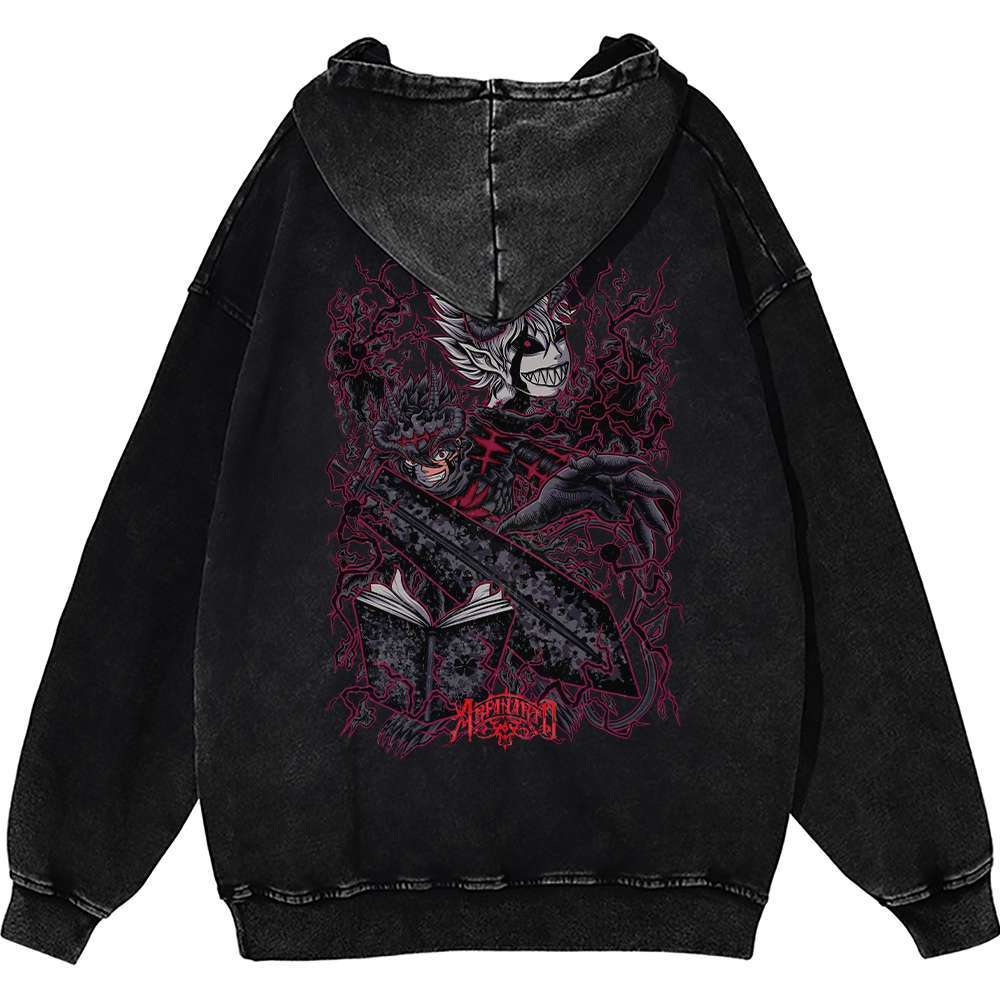 Asta Hoodie, Black Clover Hoodie, Anime Hoodie, Vintage Hoodie