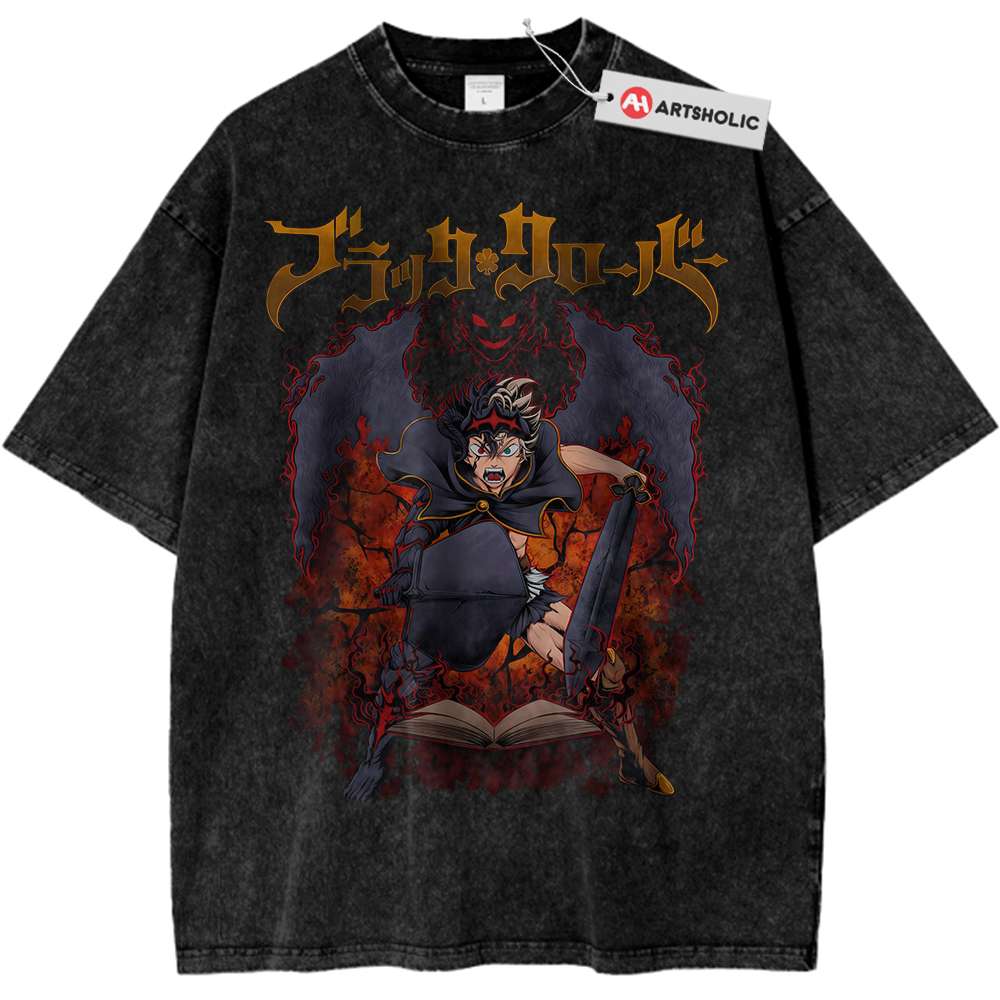 Asta Shirt, Black Clover Shirt, Anime Shirt, Vintage T-Shirt