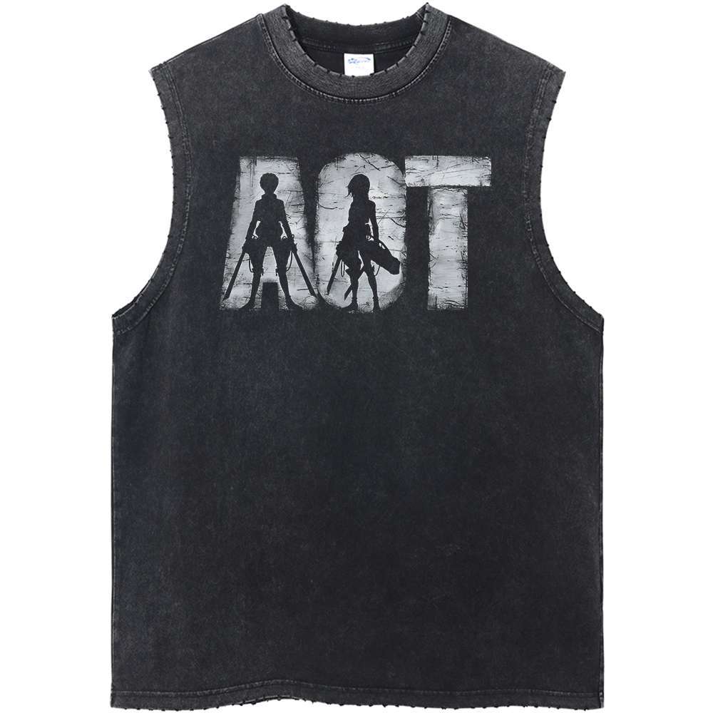 Attack On Titan Anime Vintage Unisex Tank Top