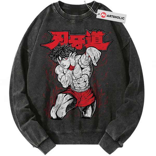 Baki Hanma Sweatshirt, Anime Sweatshirt, Vintage Sweater