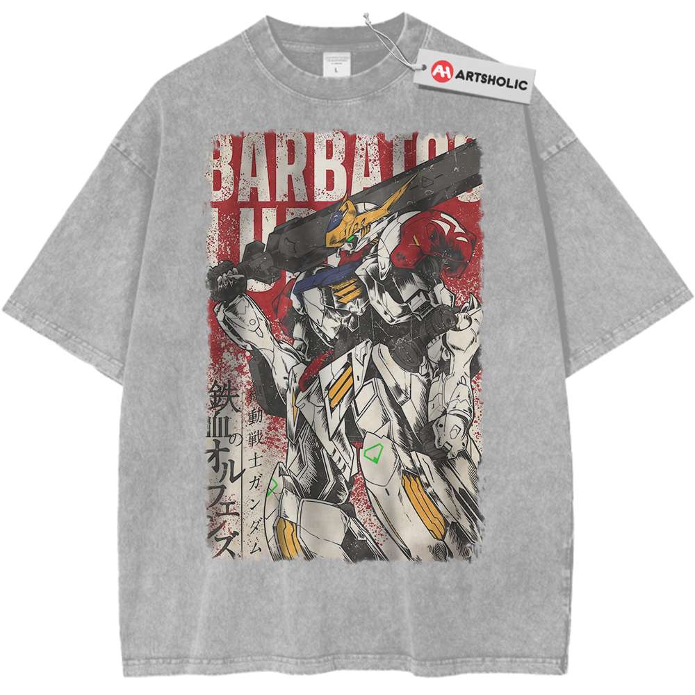 Barbatos Shirt, Gundam Shirt, Anime Shirt, Vintage T-Shirt