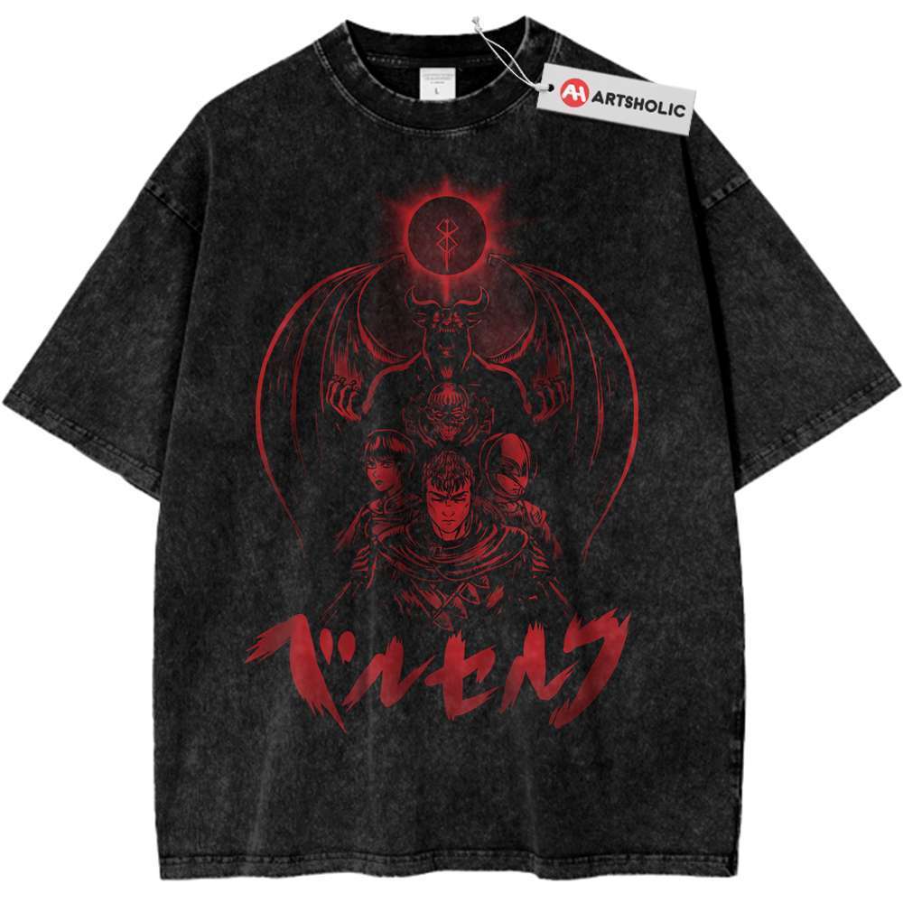 Berserk Shirt, Anime Shirt, Vintage Tee