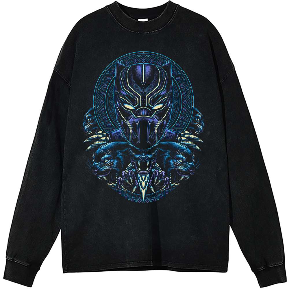 Black Panther Long Sleeve, Marvel Comics Long Sleeve, Vintage Long Sleeve Tee